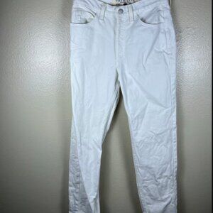 Vintage Guess Jeans Women's 26 White Light Wash High Rise Mom Jeans